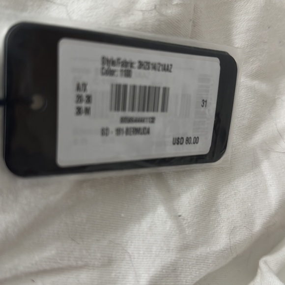 Armani exchange men white jean shorts. New with tags. - Picture 2 of 6